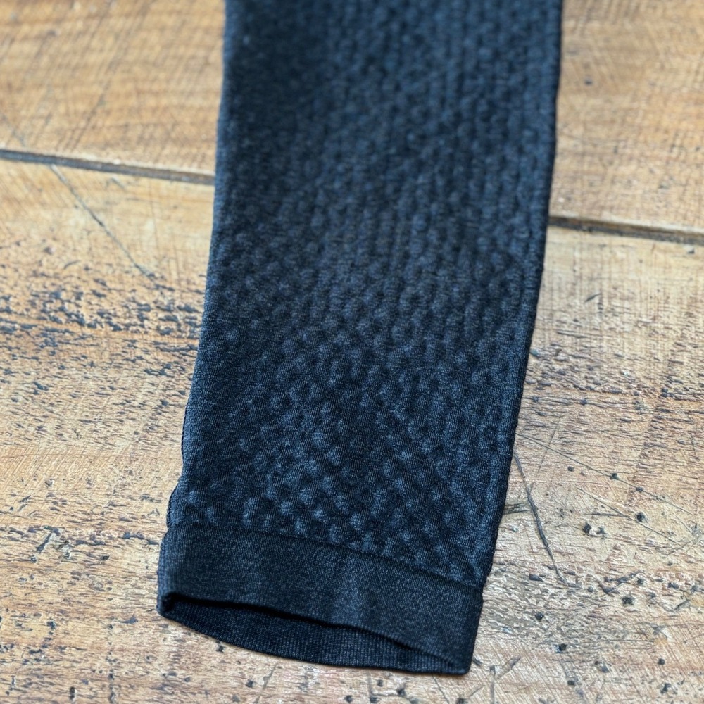 Gymshark Womens Black Charcoal Athletic Workout Leggings No Size Tag See Descr - Picture 2 of 9